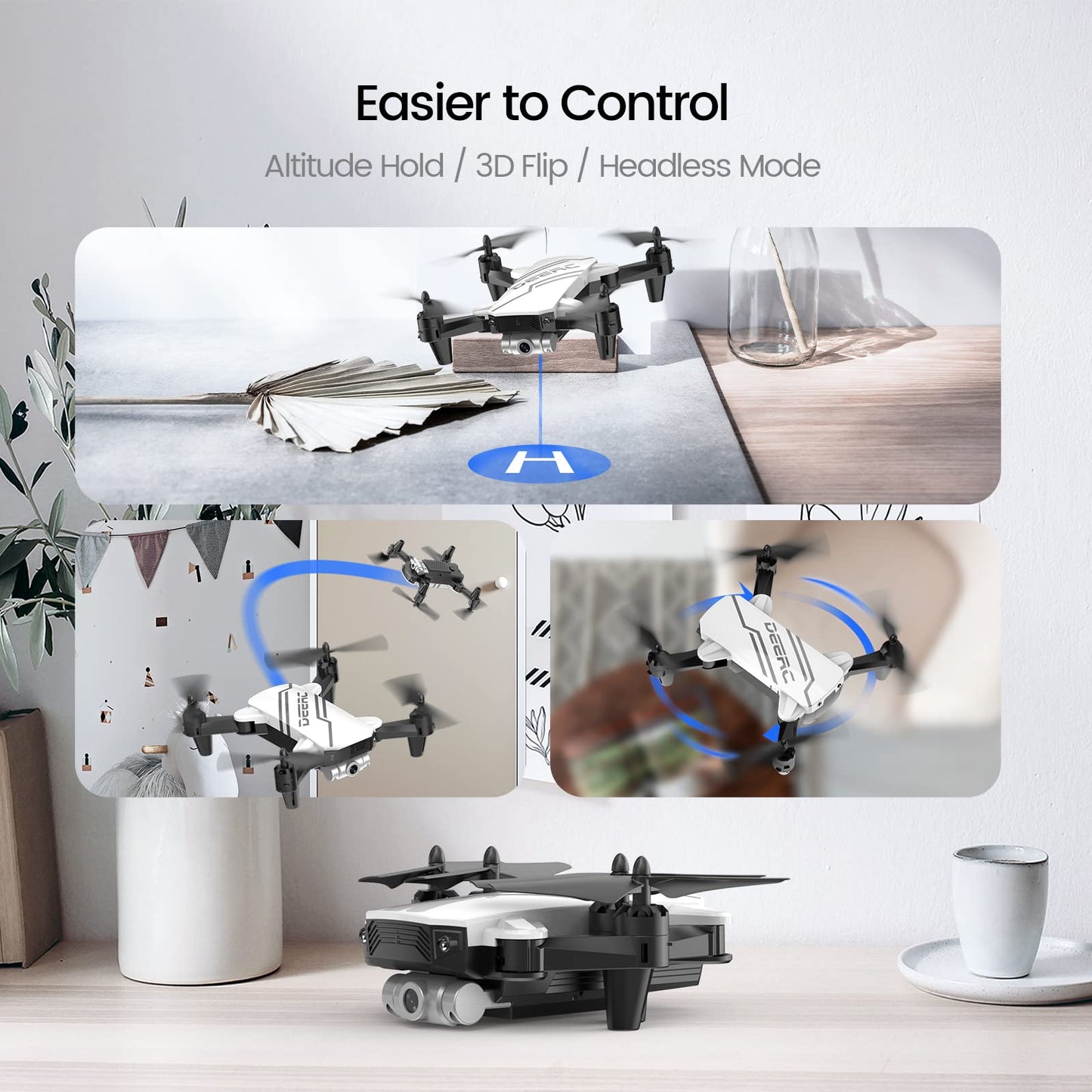 DEERC D20 Mini Drone with Camera for Kids,