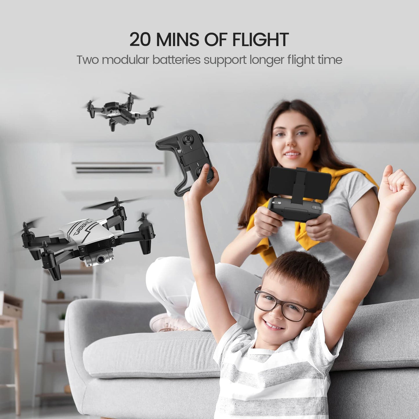 DEERC D20 Mini Drone with Camera for Kids,