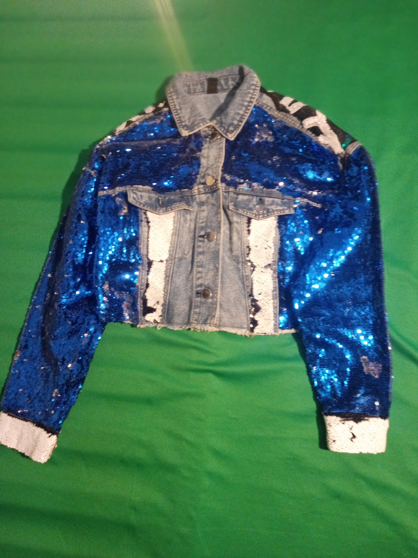 Shirt Blue and Silver  Used