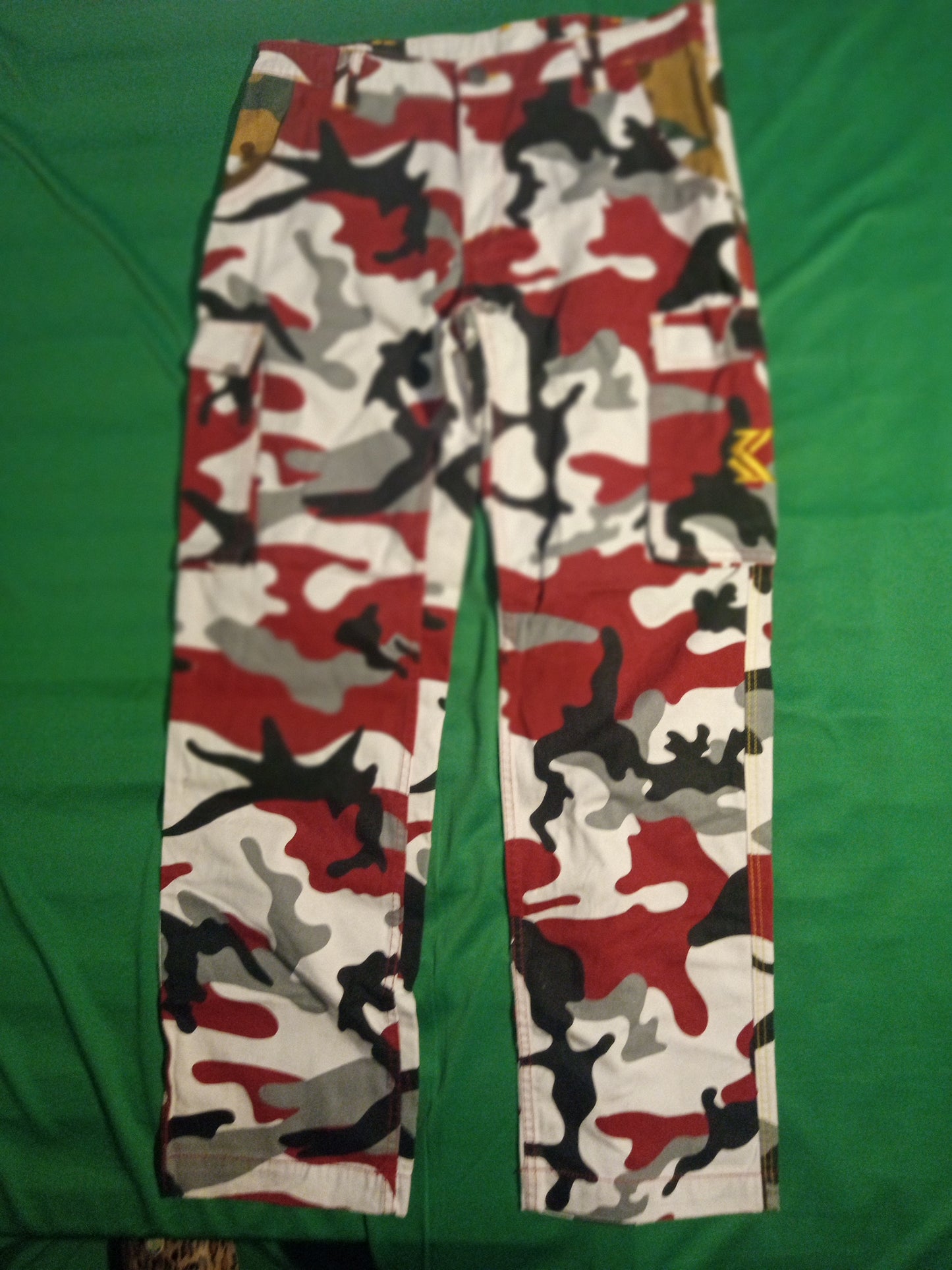 Pants Red Colored Used