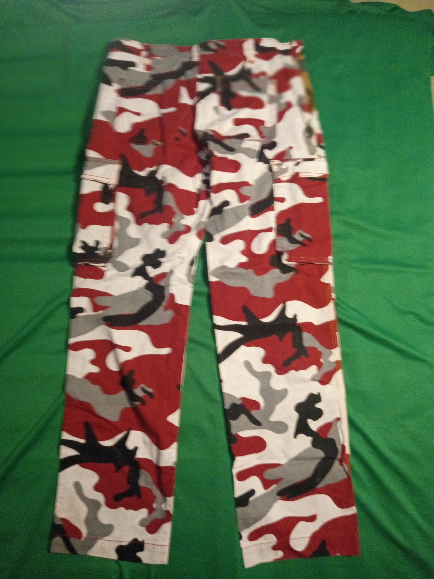 Pants Red Colored Used