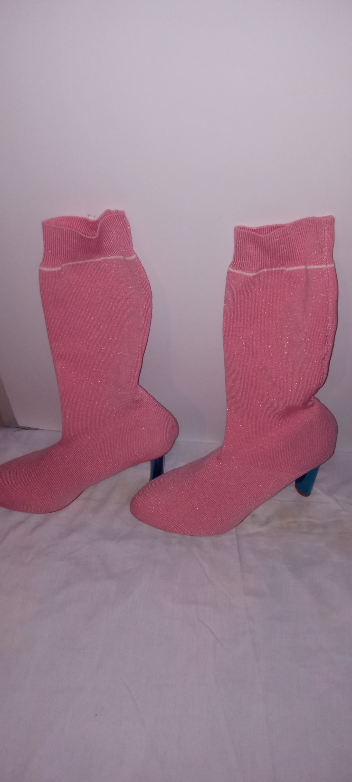 Shoes Woman midsize  Boots Pink Used