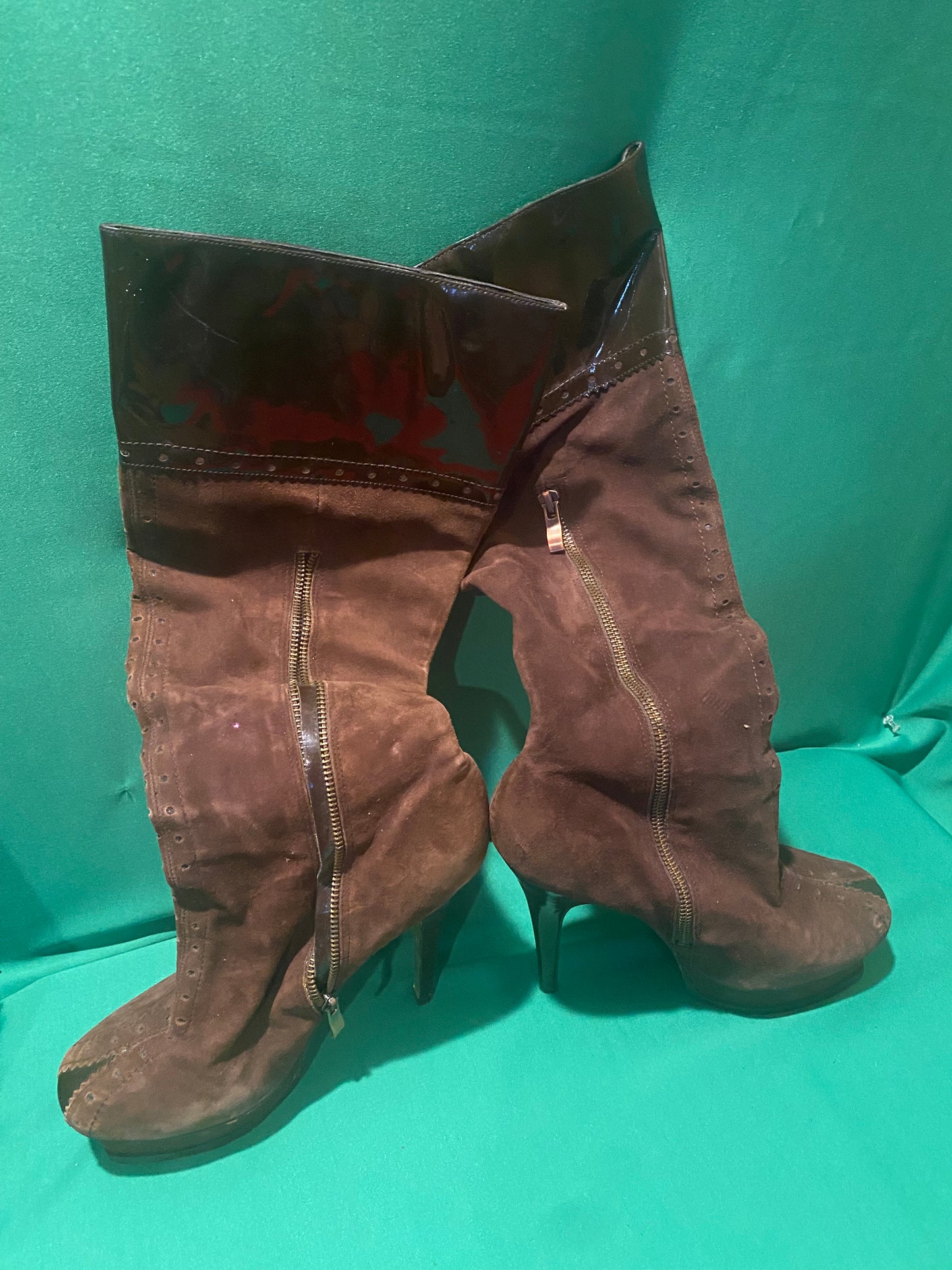 Shoes Boot Long Bebe Brown Used