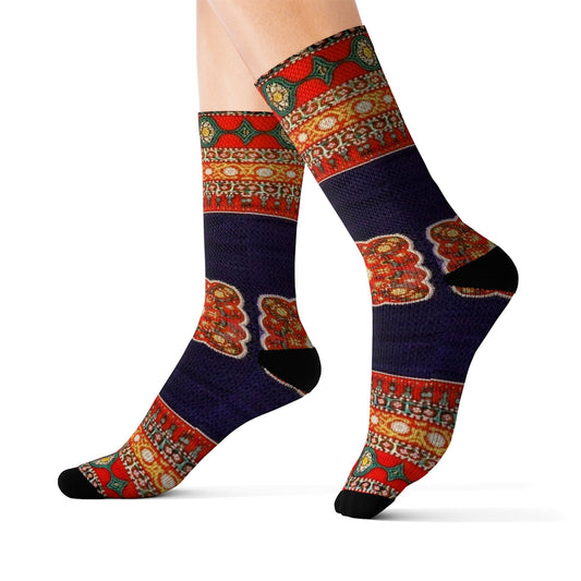 Randa K Fashion Sitarah Sublimation Socks