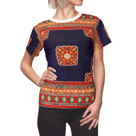 Randa K Fashion Sitarah - Camiseta de corte y costura para mujer 