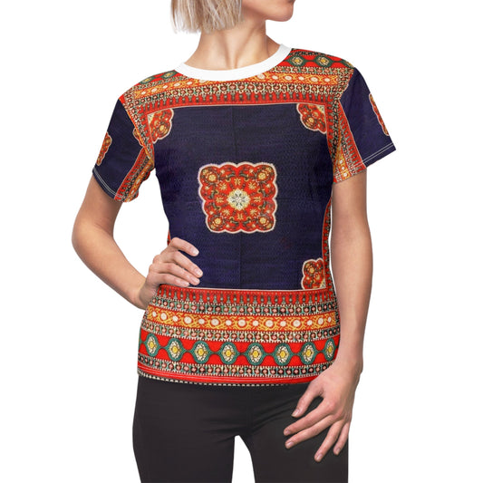 Randa K Fashion Sitarah - Camiseta de corte y costura para mujer 