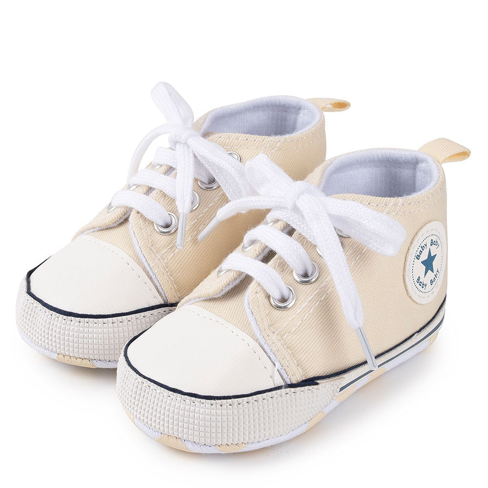 Amazon hot selling baby shoes baby classic canvas shoes baby soft sole toddler shoes baby shoes