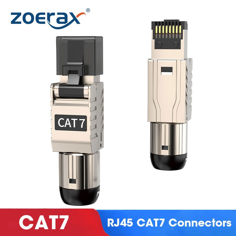 Conectores RJ45 Cat8 Cat7 Cat6A