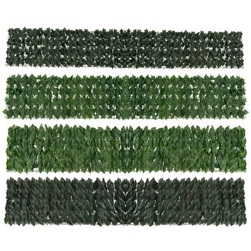3X0.5M Artificial Faux Ivy Leaf Privacy Fence Screen Hedge Decor Panels Garden Outdoor