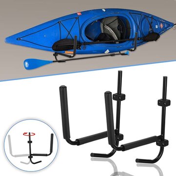 2Pcs Kayak Storage Rack 80KG Carrier Canoe Paddle Surfboard Holder Wall Bracket