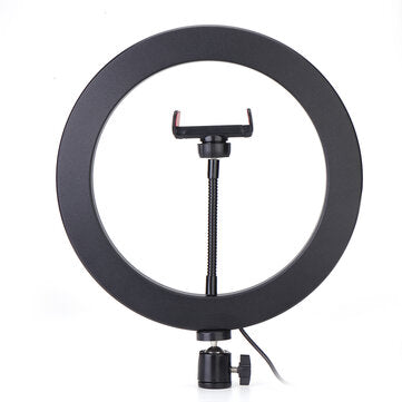 10 Inch USB LED Ring Light Adjustable Selfie Fill Light 3300-6500K Dimmable Lamp for Youtube Tik Tok Vlog for Moblie Phone Camera Laptop