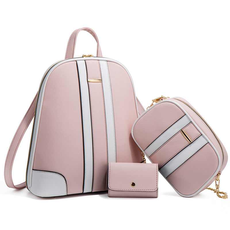 GIL 2022 new autumn and winter fashion backpack trend simple single shoulder cross-body bag large capacity three sets of mother-daughter bags