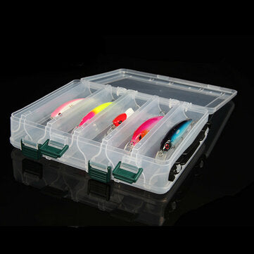 14 Grids M/L Double Sided Fishing Lure Storage Box Fishing Tackle Hooks Accessories Container Storage Case